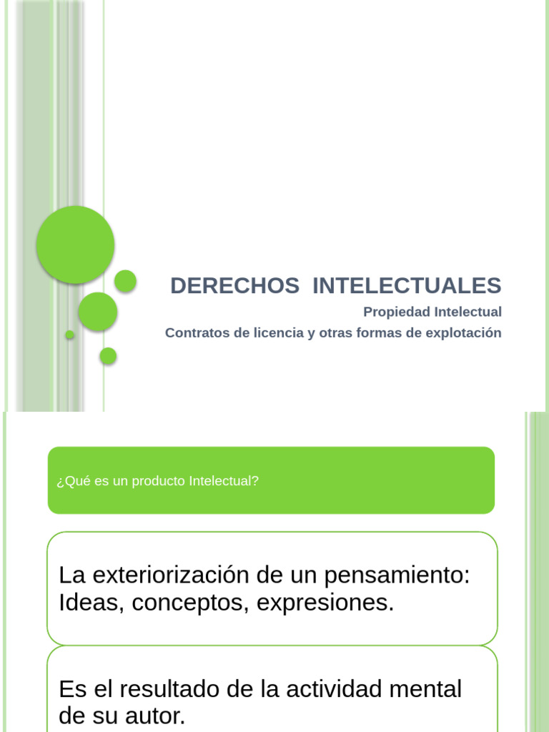 Derechos de Propiedad Intelectual y Licencias | PDF | Patentar ...