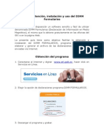 Guía de Obtención, Instalación y Uso Del DIMM Formularios