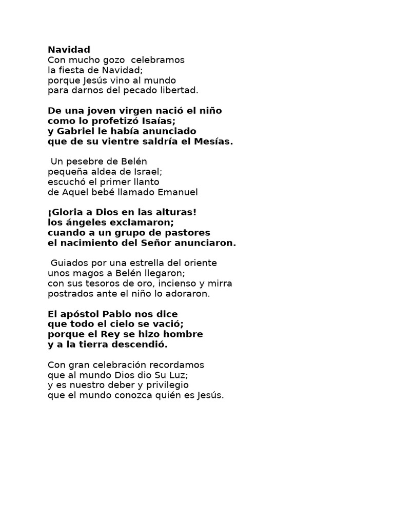 Celebración de la Navidad y Jesús | PDF