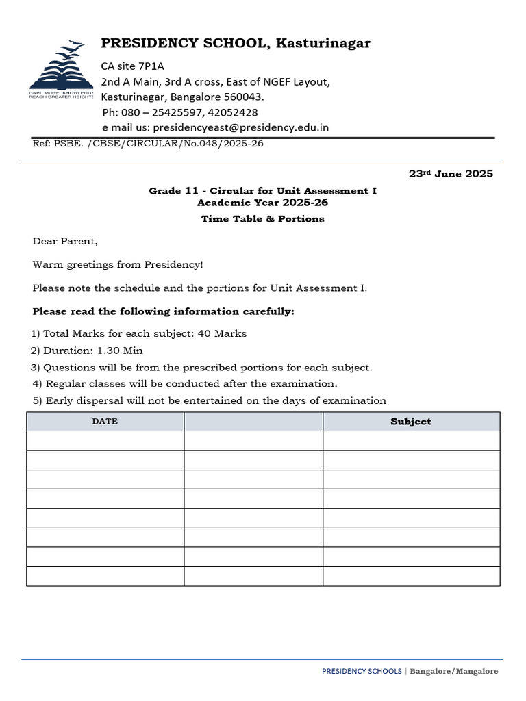 Grade 11 Unit Assessment I Details | PDF | Entrepreneurship