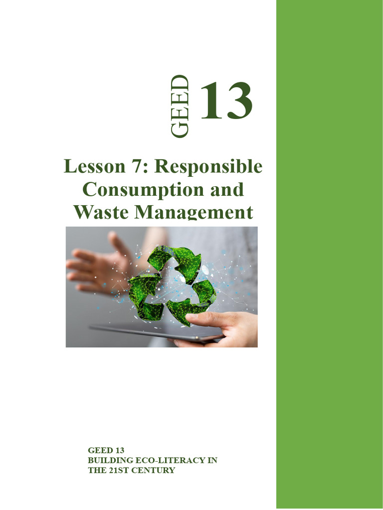 Module 7 - Responsible Consumption and Waste Management | PDF | Waste ...