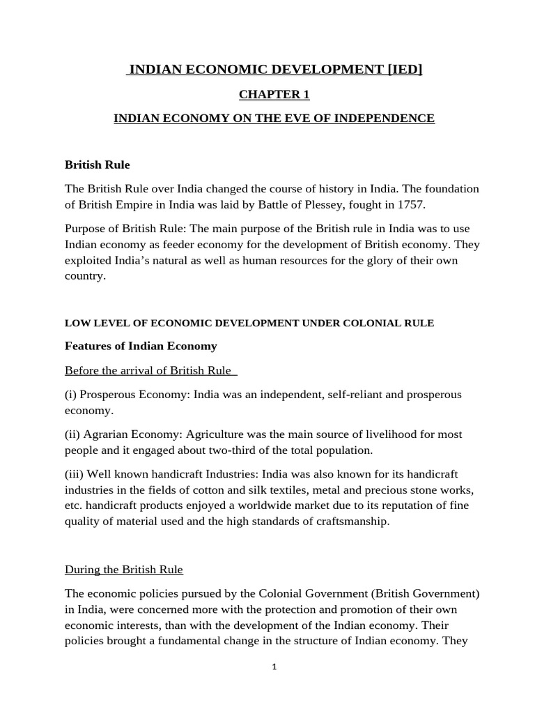 Economic Impact of British Rule in India | PDF | Subsidy | Green Revolution
