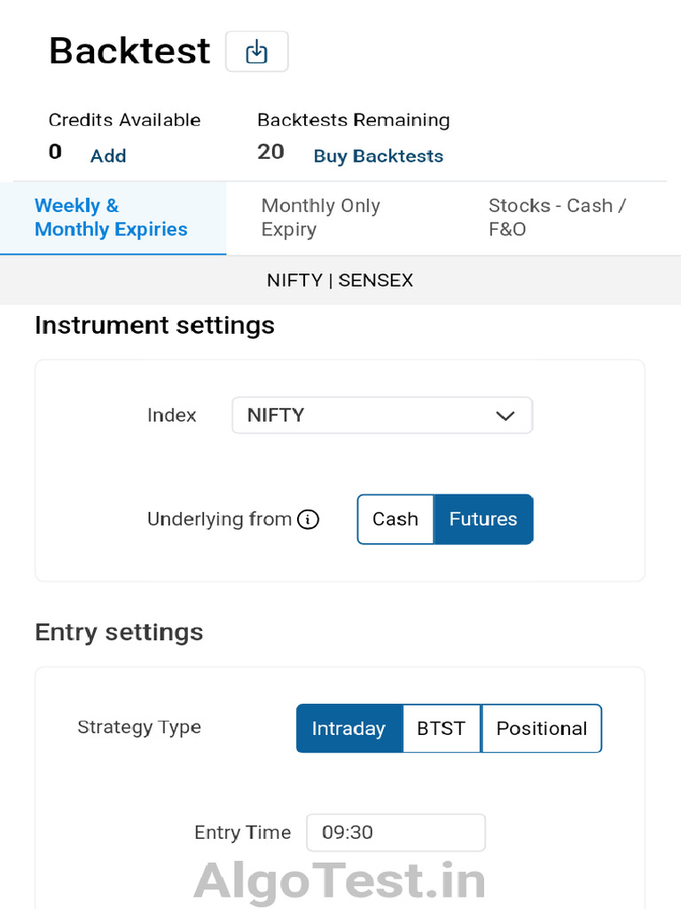 Algotest Strategy 2025-01-21-12 20 22 | PDF