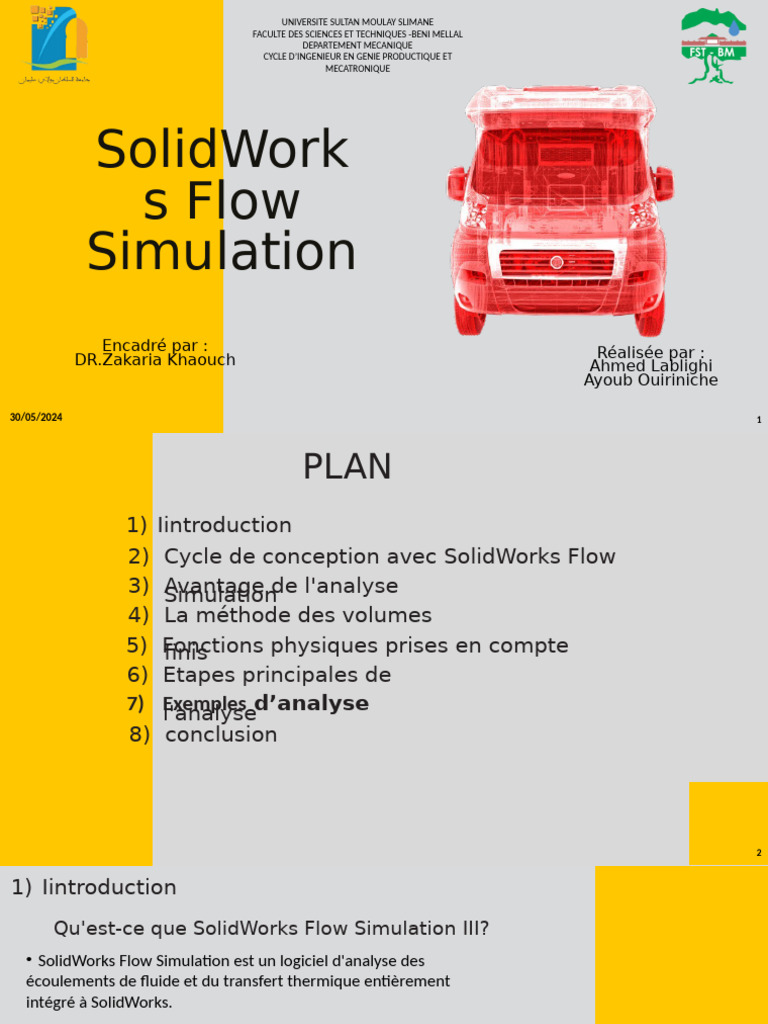 Tutoriel SolidWorks Flow Simulation | PDF | Pression | Chaleur