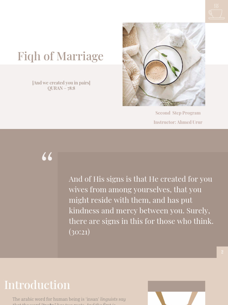 Fiqh of Marriage in Islam | PDF | Marriage | Husband