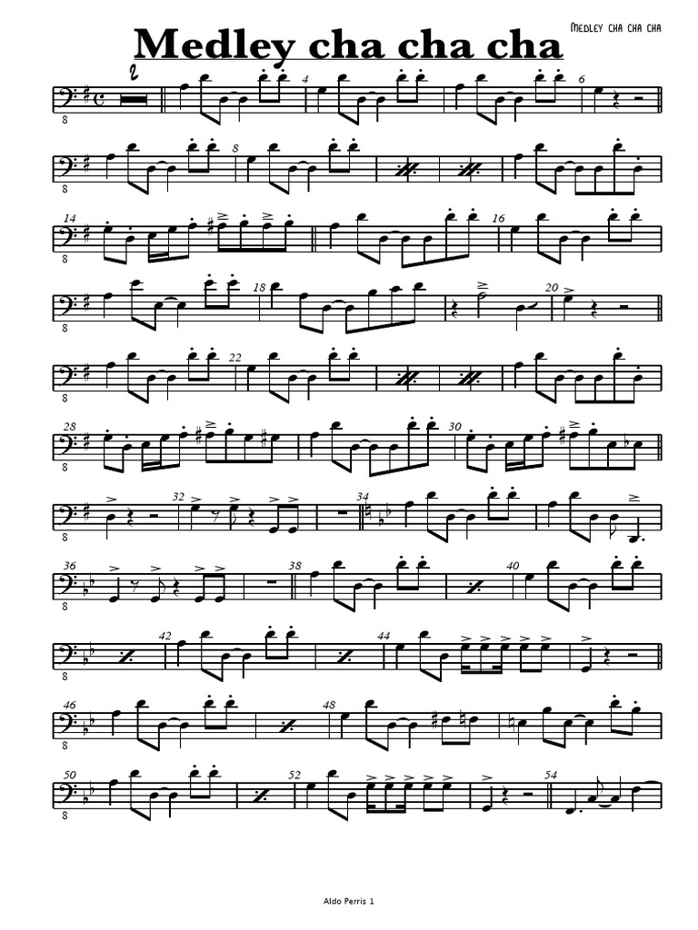 Medley Cha Cha Cha | PDF
