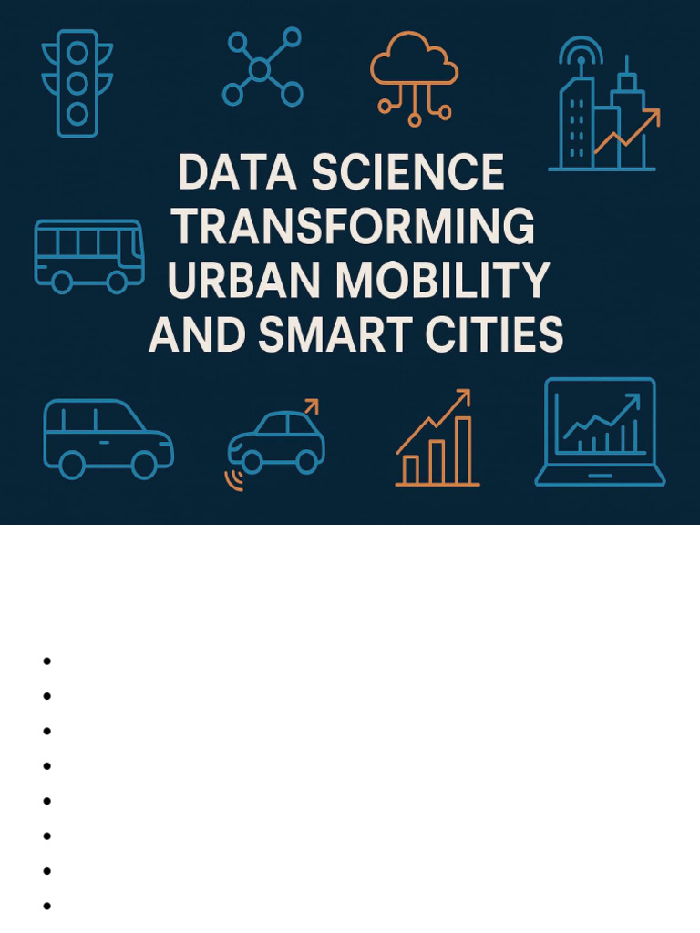 Data Science Solutions for Urban Mobility | PDF | Transport | Energy ...