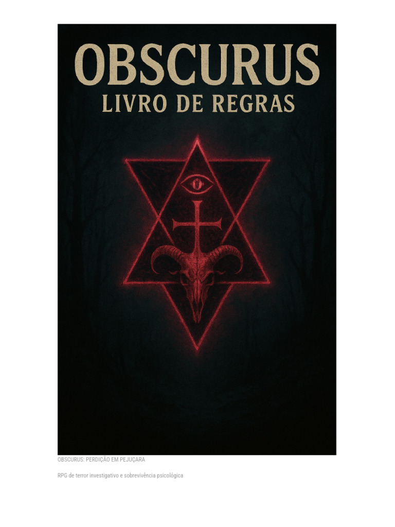 RPG de Terror: Regras de Obscurus | PDF