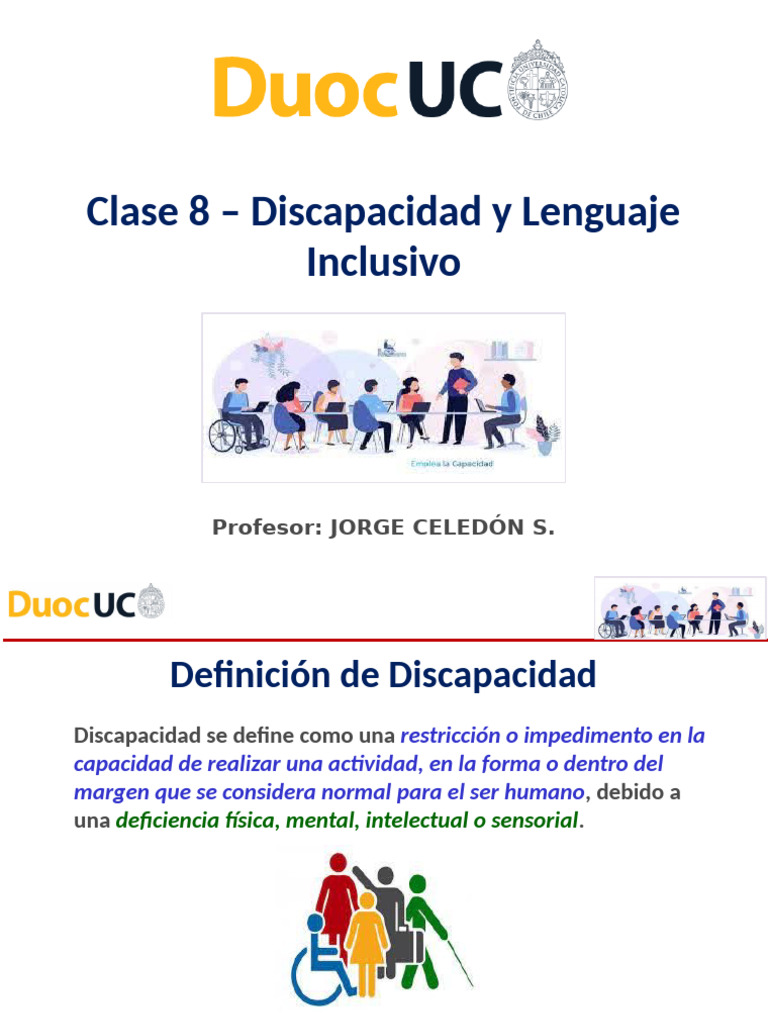 Discapacidad y Lenguaje Inclusivo | PDF | Invalidez | Psicología Social