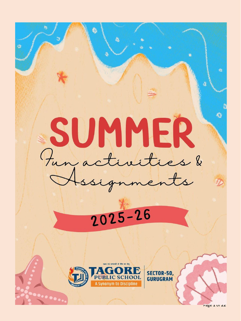 Summer Holiday Assignments for Students | PDF | Html Element | Html