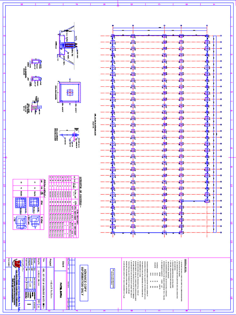 Main Factory - Foundation Details | PDF