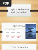Light Reflection and Refraction Guide | PDF