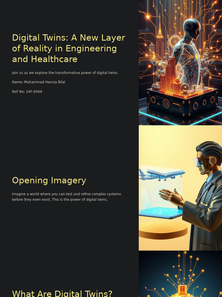 Digital Twins A New Layer of Reality in Engineering and Healthcare | PDF