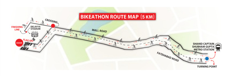 Bikeathon Route Map 2025 | PDF