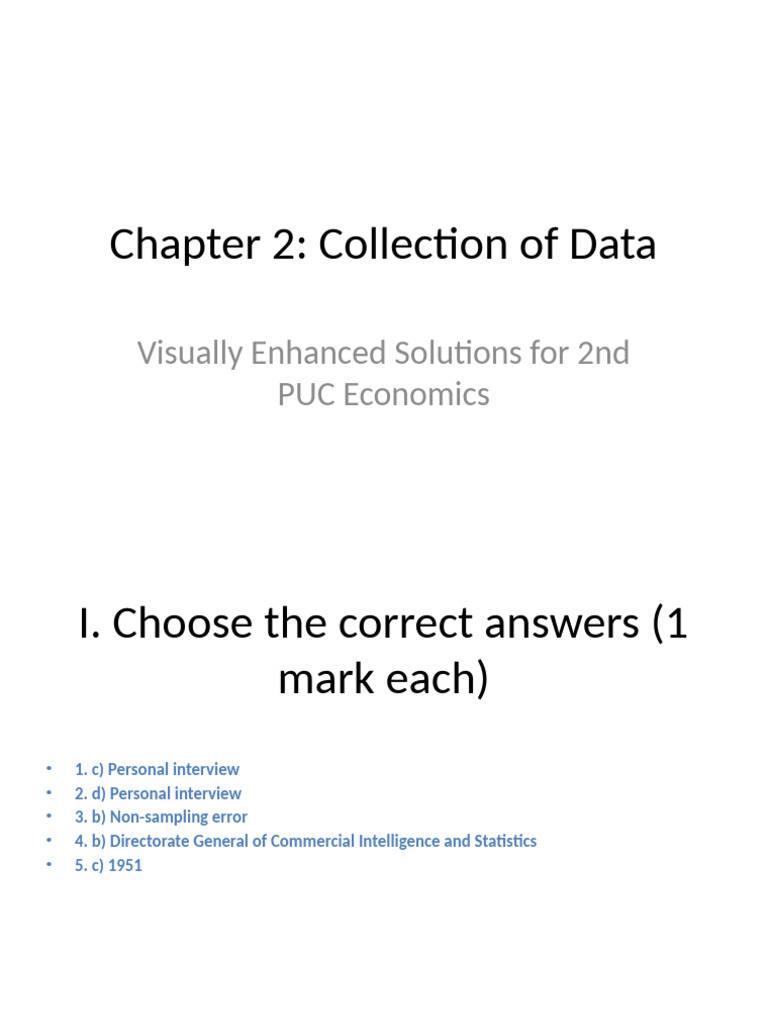 Data Collection Methods in Economics | PDF