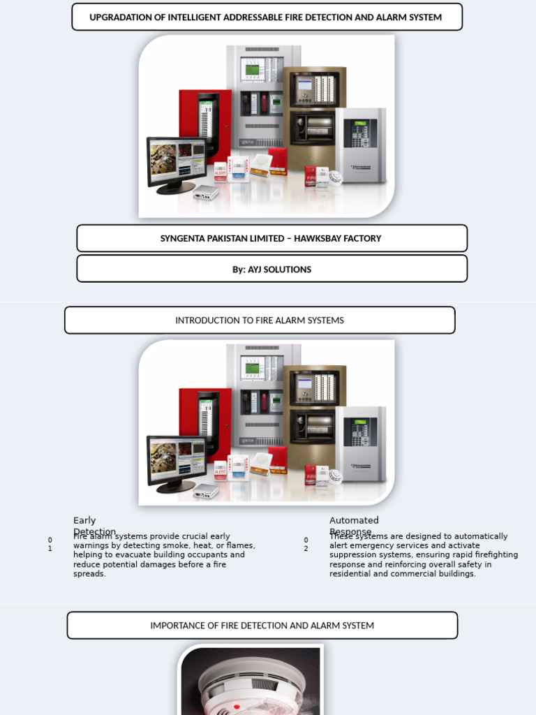 Intelligent Fire Alarm System Upgrade | PDF | Fire Safety | Safety