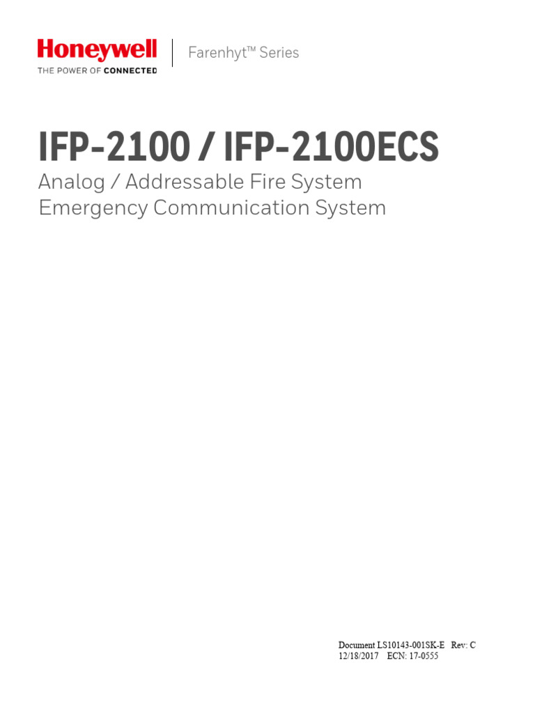 IFP-2100 Fire & Emergency System Guide | PDF