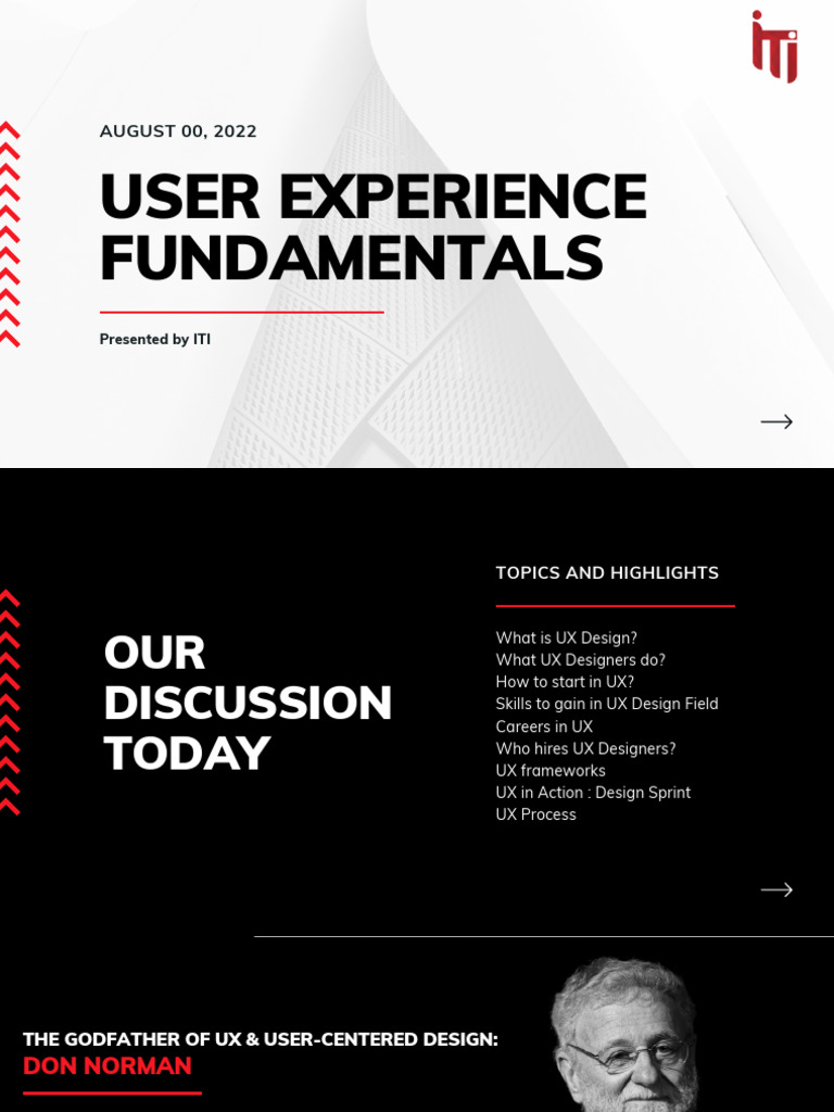 1 - UX Fundamentals - All Slides | PDF | Usability | Prototype