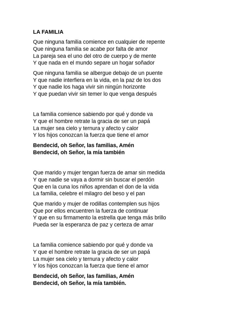 La esencia de la familia y el amor | PDF