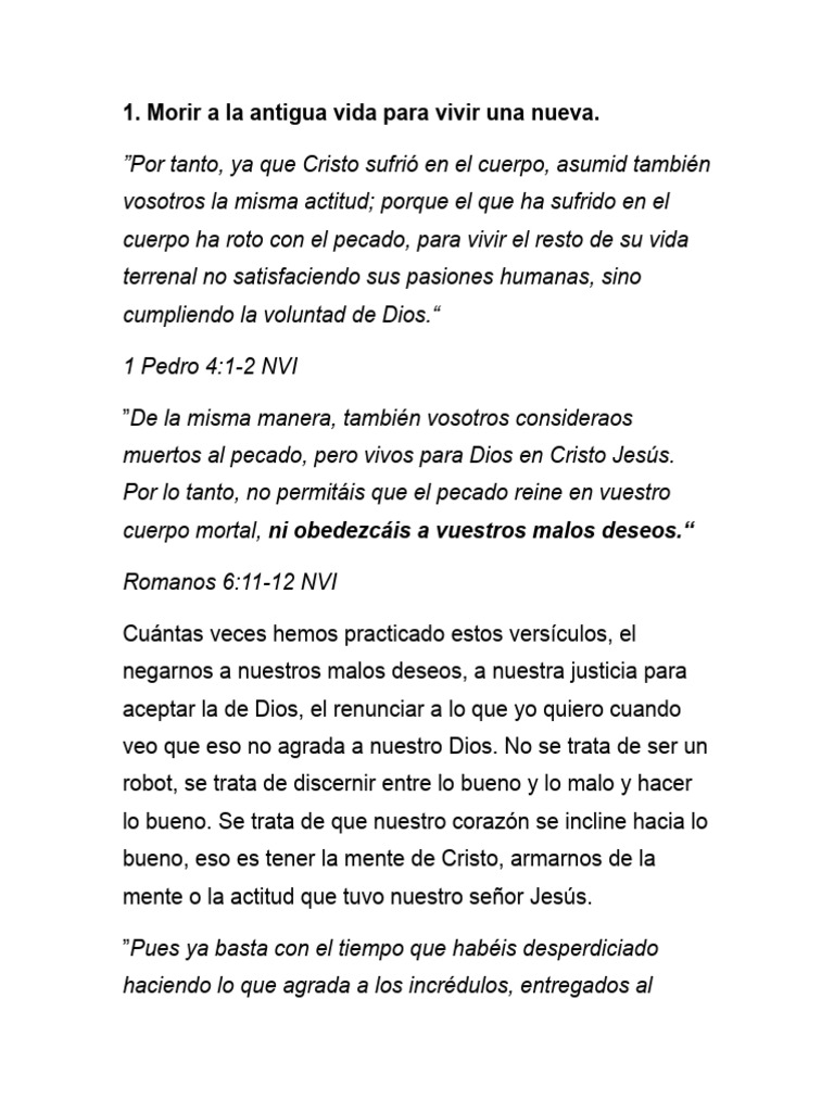 Vivir para Dios en Tiempos Difíciles | PDF | Cristo (título) | Pecado