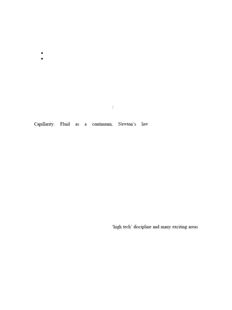 Fluid Mechanics | PDF | Viscosity | Shear Stress