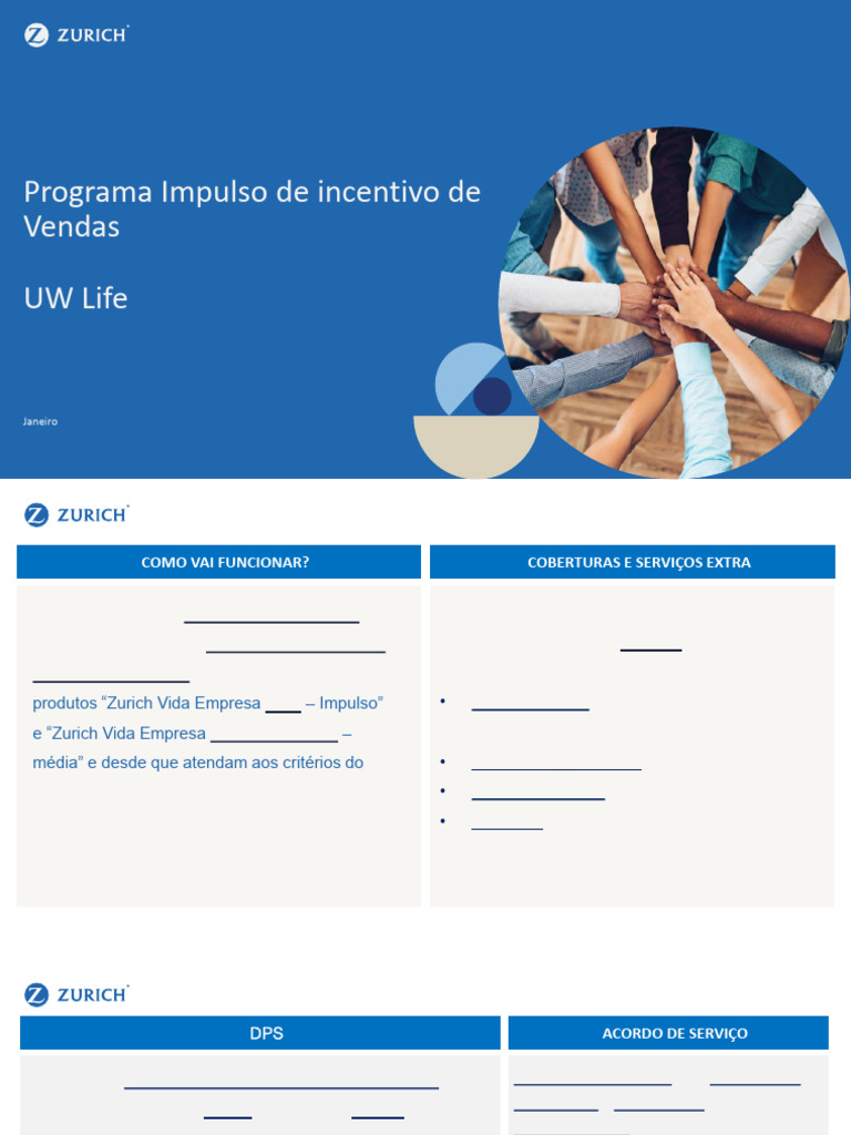 Programa Impulso de Vendas Zurich 2025 | PDF