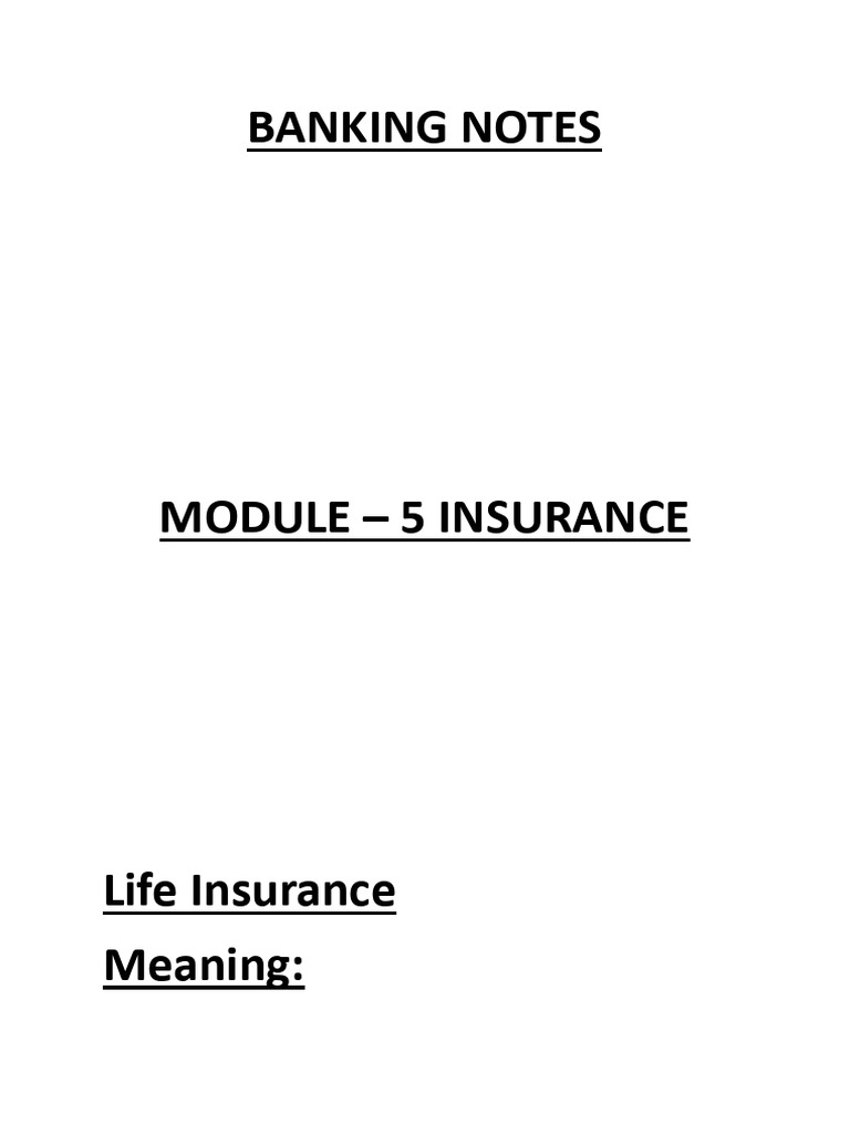 Banking Notes | PDF