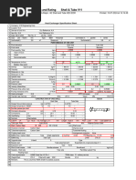 TEMA Heat Exchanger Specification Sheet | PDF | Heat Exchanger | Pipe ...