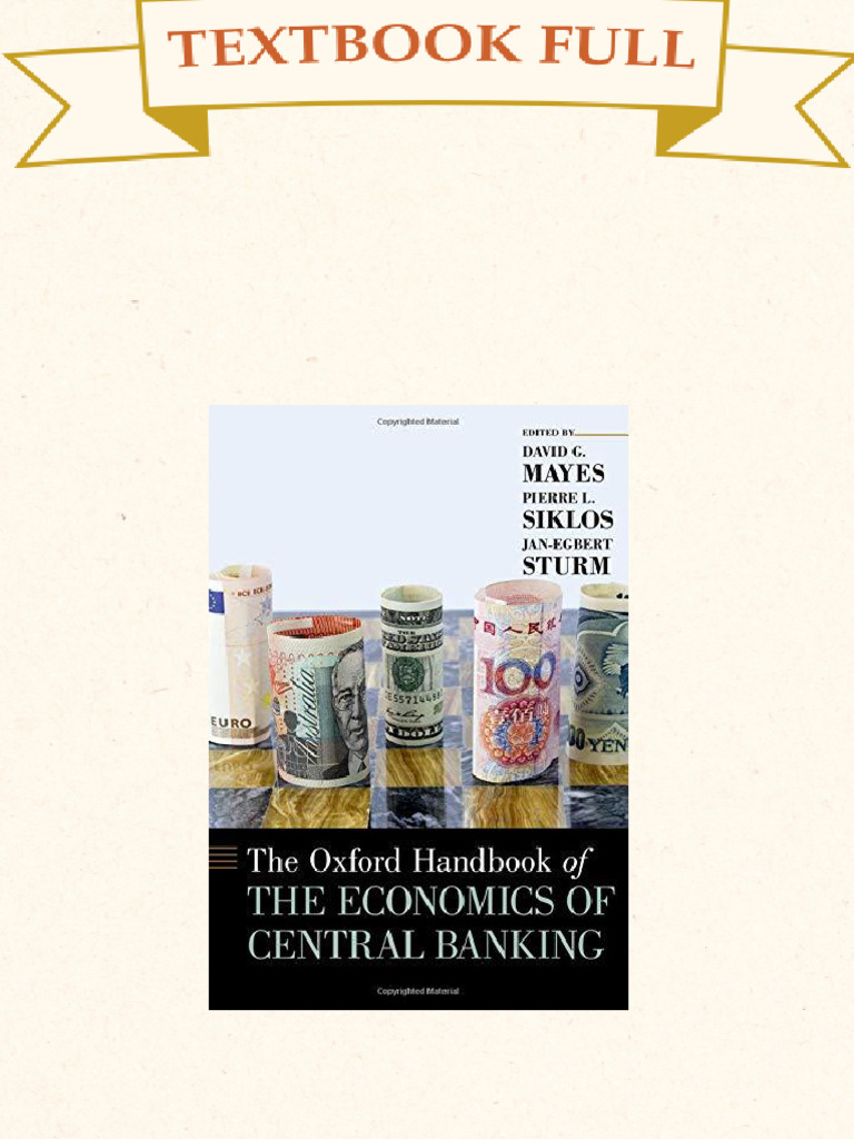 The Oxford Handbook of The Economics of Central Banking David G. Mayes ...