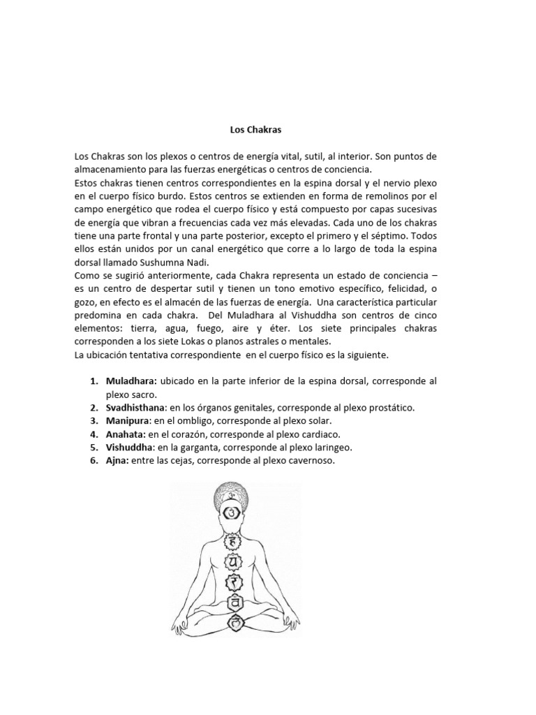 Los Chakras | PDF | Chakra | Tantra