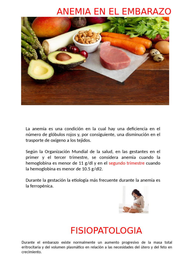 Anemia en La Gestacion | PDF | El embarazo | Anemia