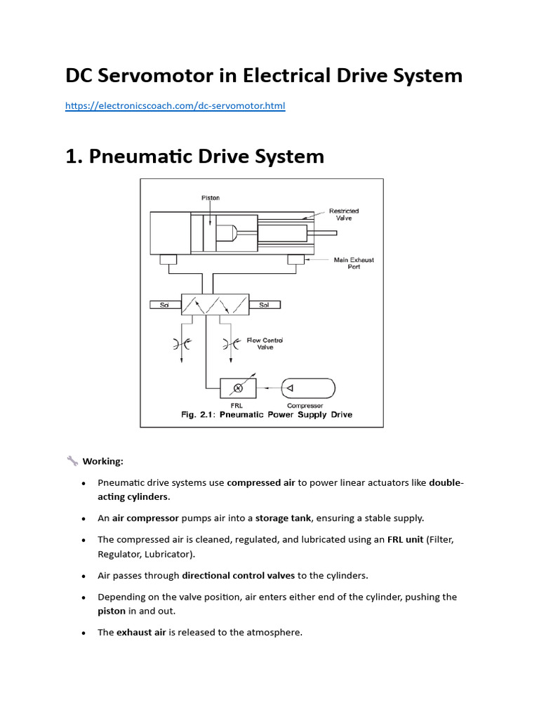 DC Servomotor in Electric Drive Systems | PDF | Computer Vision | Robot