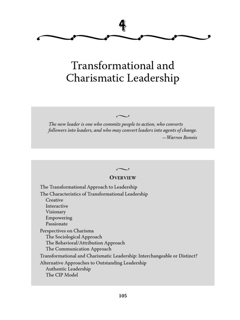Transformational Leadership Insights | PDF | Transformational ...