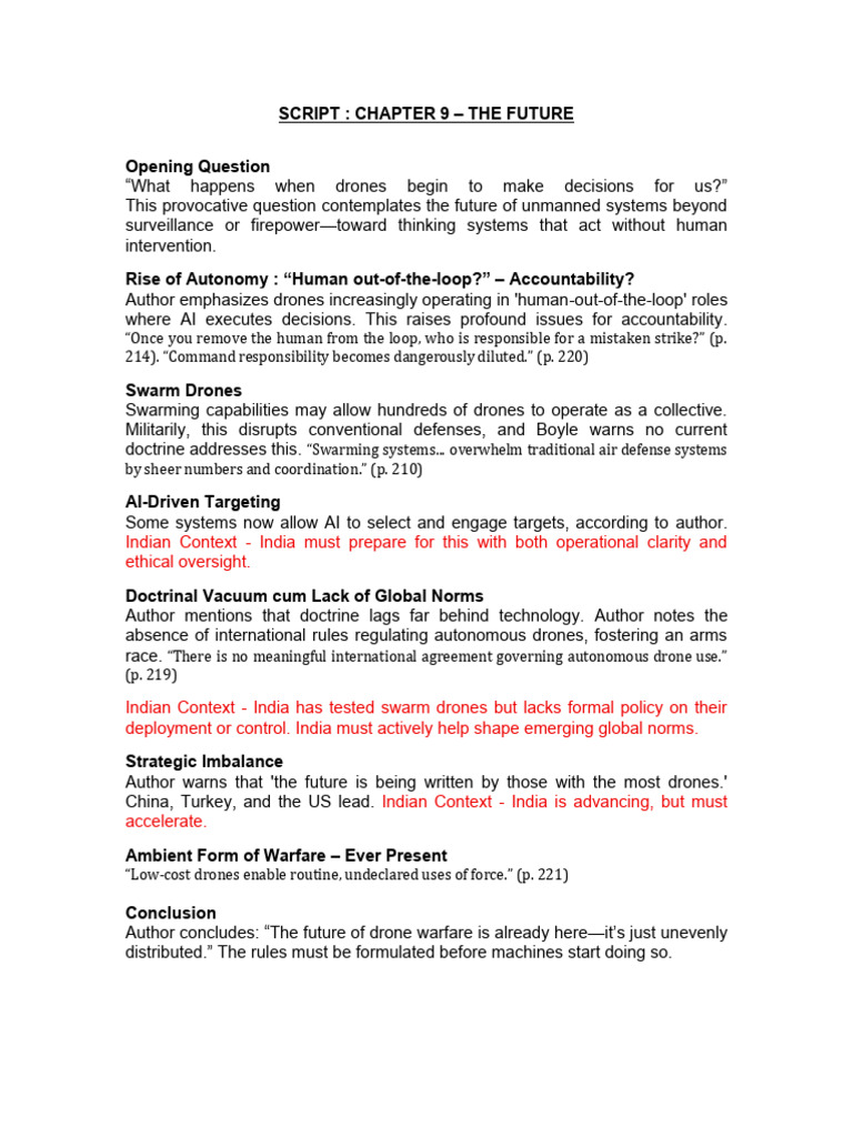 Script Chapter 9 | PDF