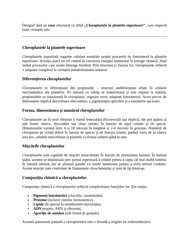 Cloroplaste Chatgpt | PDF