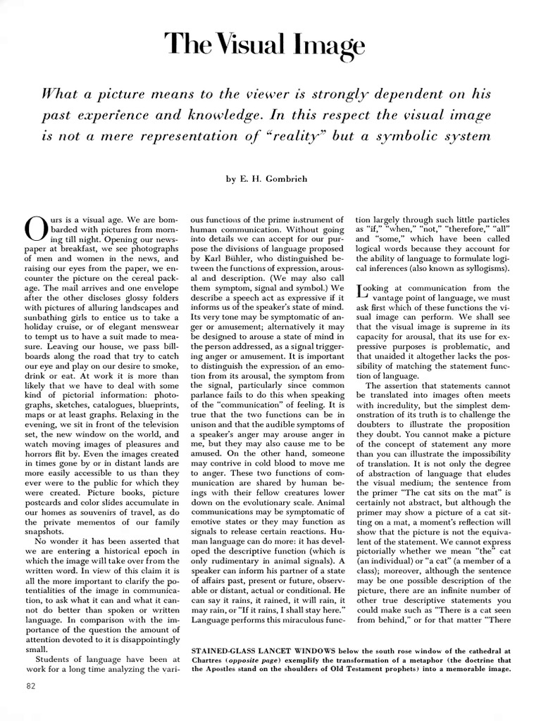 The Power of Visual Imagery in Communication | PDF | Image | Information