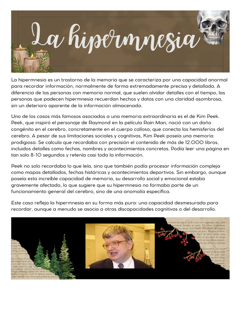La Hipermnesia | PDF