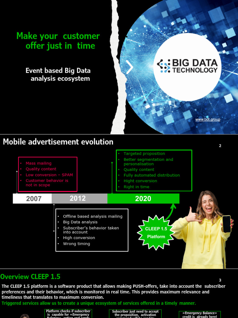 CLEEP 1.5: Real-Time Push Offers | PDF | Subscription Business Model ...