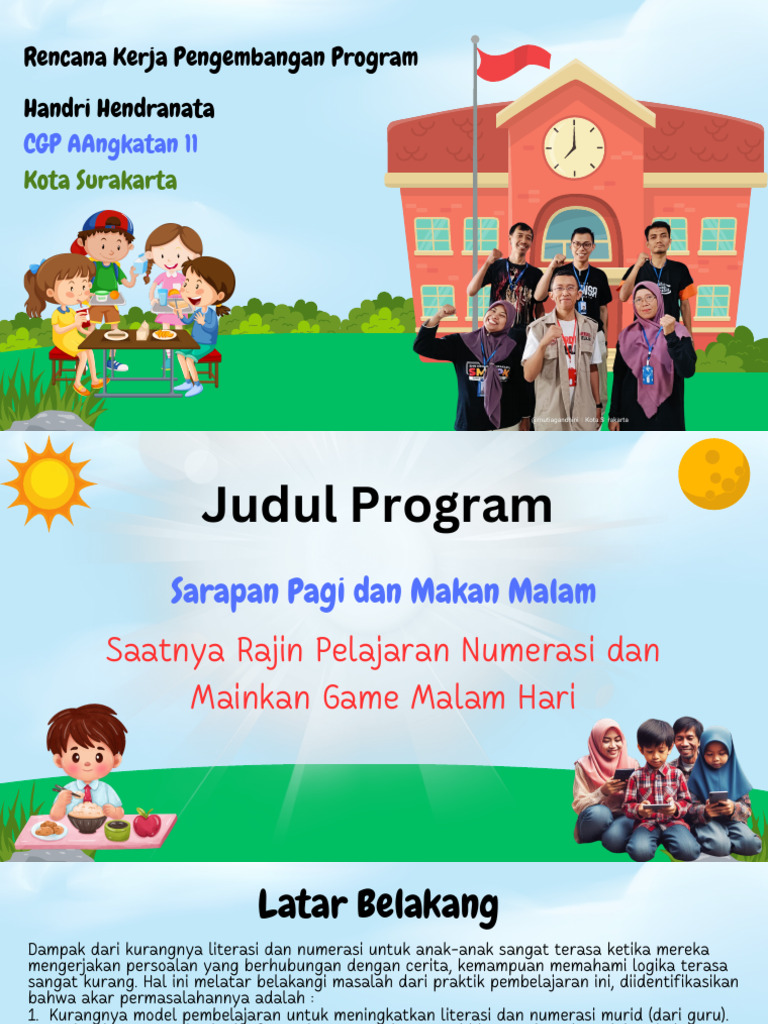 Rencana Program Sekolah | PDF