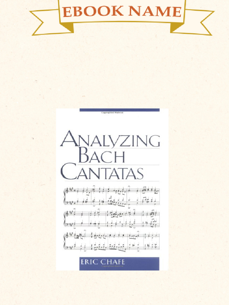 Analyzing Bach Cantatas 1st Edition Eric Chafe Download | PDF | Mode ...