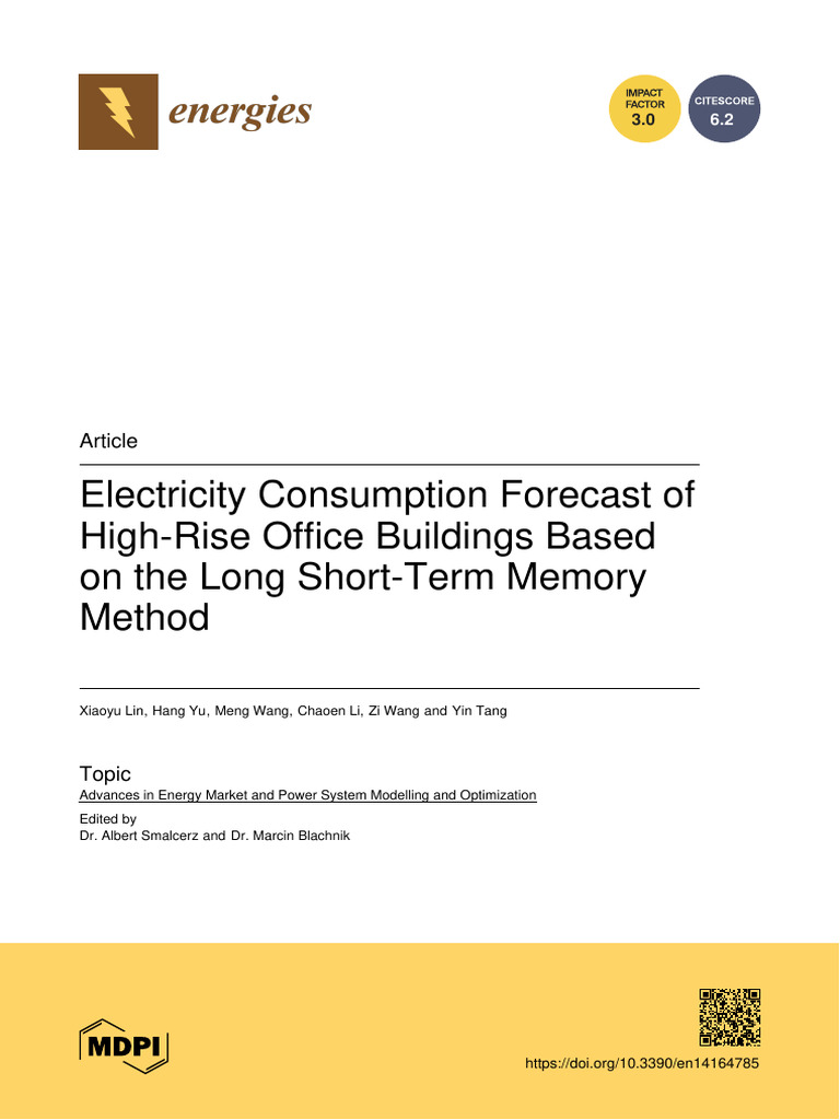 High-Rise Office Building Energy Forecasting | PDF | Deep Learning ...