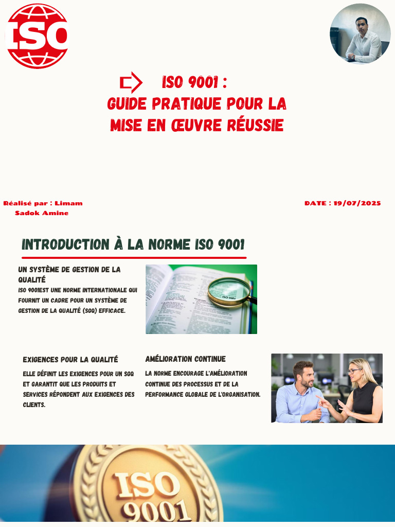Guide pratique ISO 9001 pour entreprises | PDF | Management de la ...