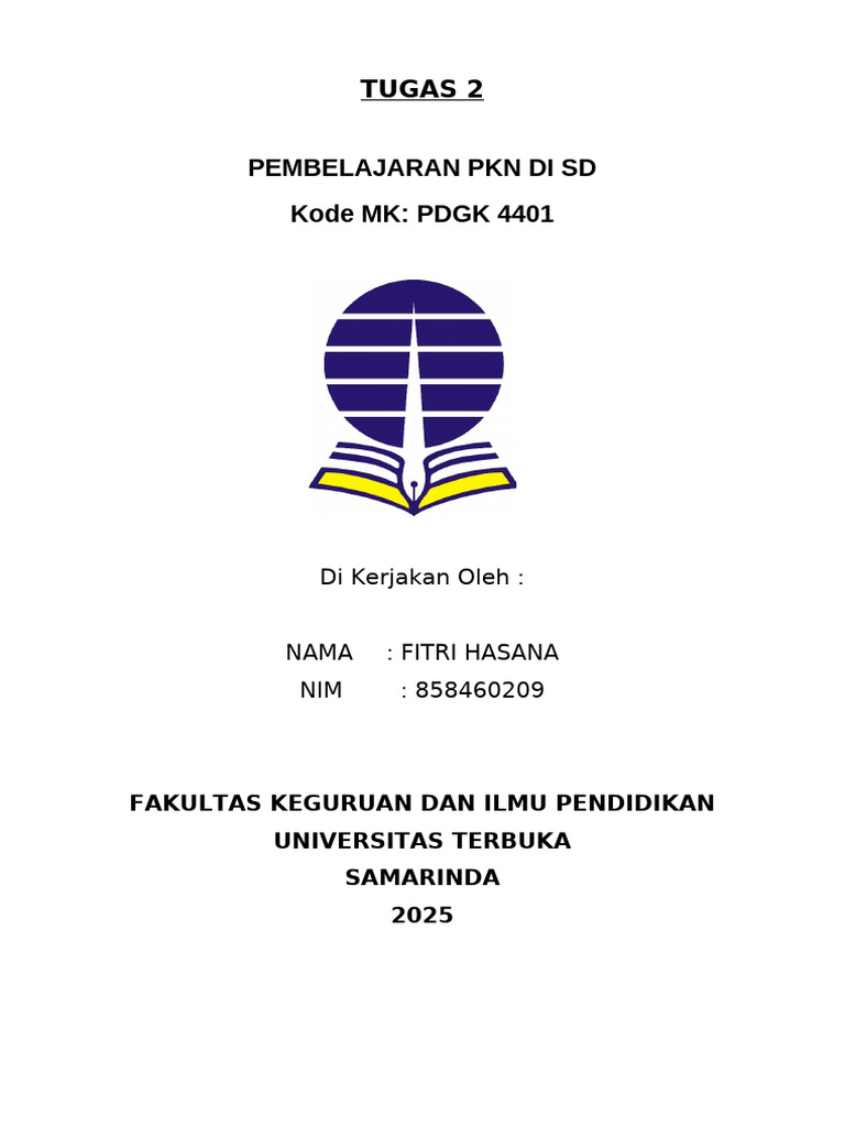 Pancasila dan Pendidikan Kewarganegaraan SD | PDF