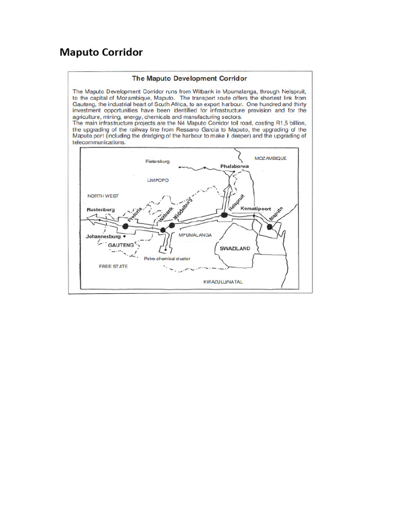 Economic Impact of the Maputo Corridor | PDF