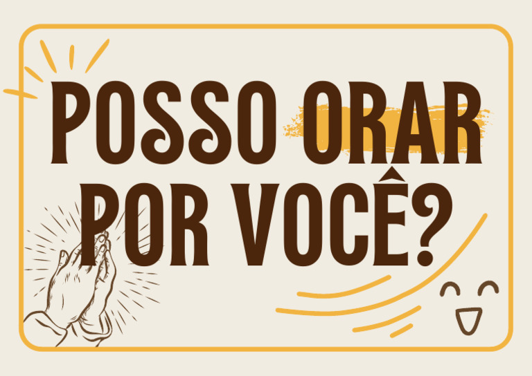 Posso Orar Por Você | PDF