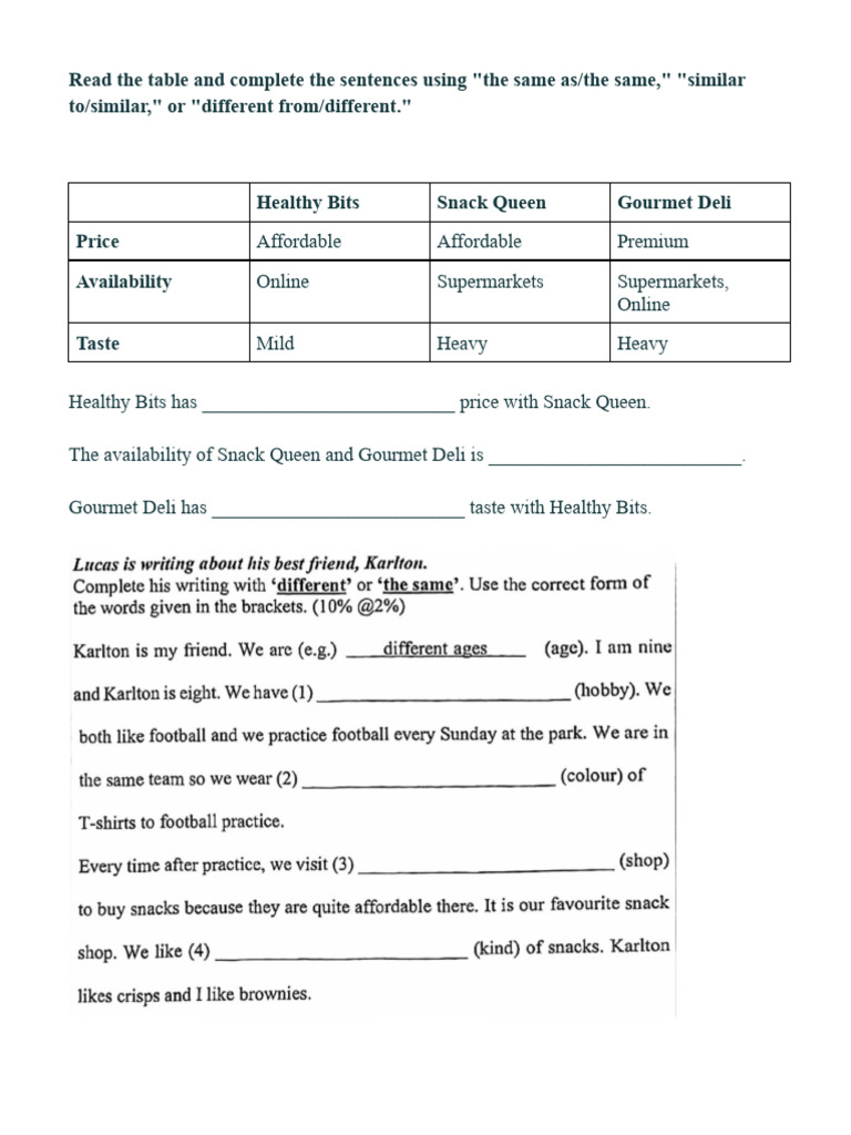 Sentence Completion Exercises for ESL | PDF