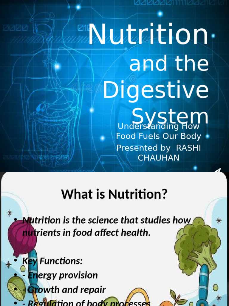 Nutrition and Digestion Explained | PDF | Digestion | Nutrition