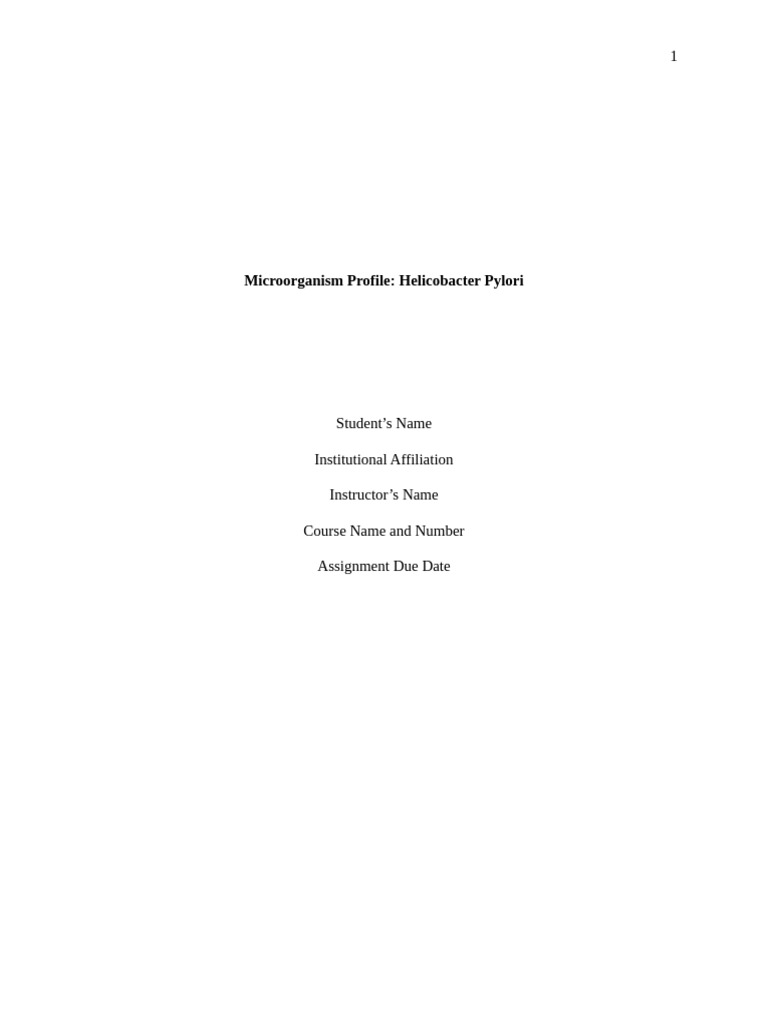 Helicobacter Pylori: Pathogenesis and Impact | PDF | Bacteria | Vaccines