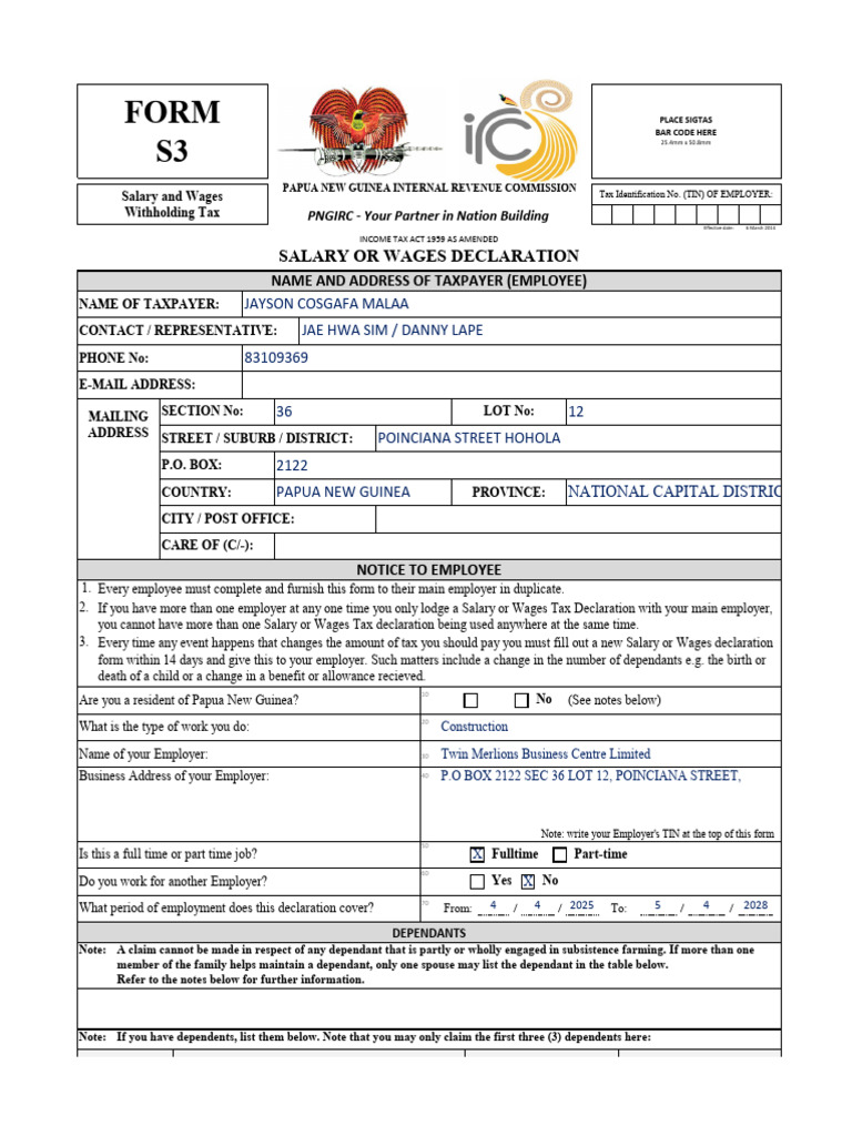 Jayson - Malaa | PDF | Employment | Salary