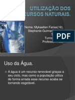 Utilização Dos Recursos Naturaismik